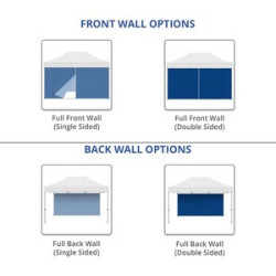15' Aluminum Canopy Tent - Standard Tent Fabric (Frame + Topper)