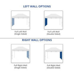15' Aluminum Canopy Tent - Standard Tent Fabric (Frame + Topper)