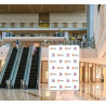 10' x 15' Step and Repeat Wall Box Fabric Display Single Sided Package