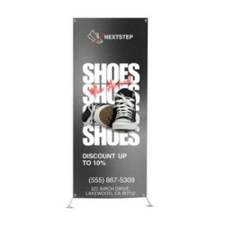 Multifunctional Adjustable X Banner Stands Package (With UV Print)