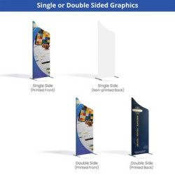 16.4x13' Magnetic Modular Fabric Displays - L Shape (Double Sided)