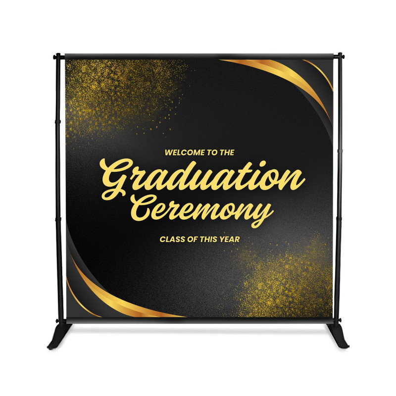8' x 8' Custom Backdrop Graphic (Single sided)
