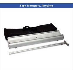 Double Sided Retractable Banner Stand Package 2.5' x 6.5'