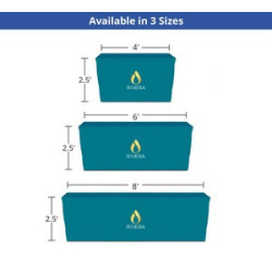 Fitted Table Covers - 3 Sided (4' x 2.5ft)