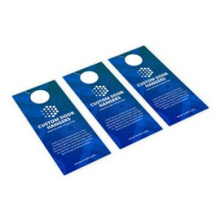 Custom Door Hangers - Printed Front Only (3.5" x 8.5")
