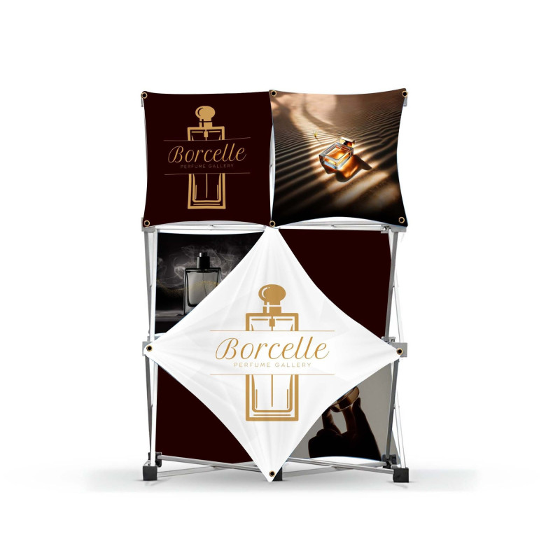 2x3 Micro GeoMetrix Table Top Display, Single Sided Package (12.60" x 12.60")