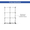 2x3 Micro GeoMetrix Table Top Display, Single Sided Package (12.60" x 12.60")