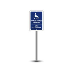 Handicap Parking Signs (1' x 1ft) SQFT