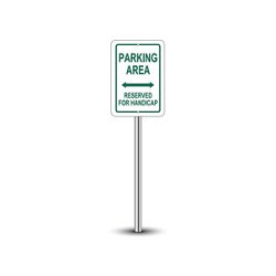 Handicap Parking Signs (1' x 1ft) SQFT
