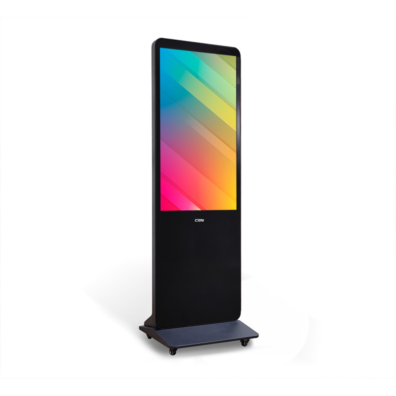 Portable LED Digital Display Signage with Wheels 43"