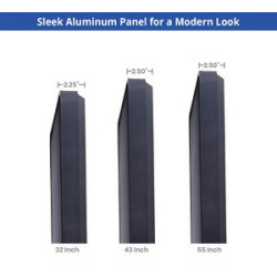 Portable LED Digital Display Signage with Wheels 43"