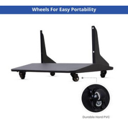 Portable LED Digital Display Signage with Wheels 43"