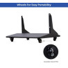 Portable LED Digital Display Signage with Wheels 43"
