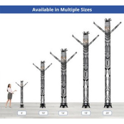 Knight Inflatable Tube Man Mascot Package