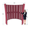 Oval Enclosure, Single Sided (8' x 8ft)