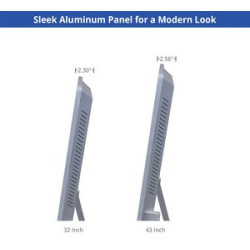 Portable LED Digital Display Signage with Floor Stand 32"