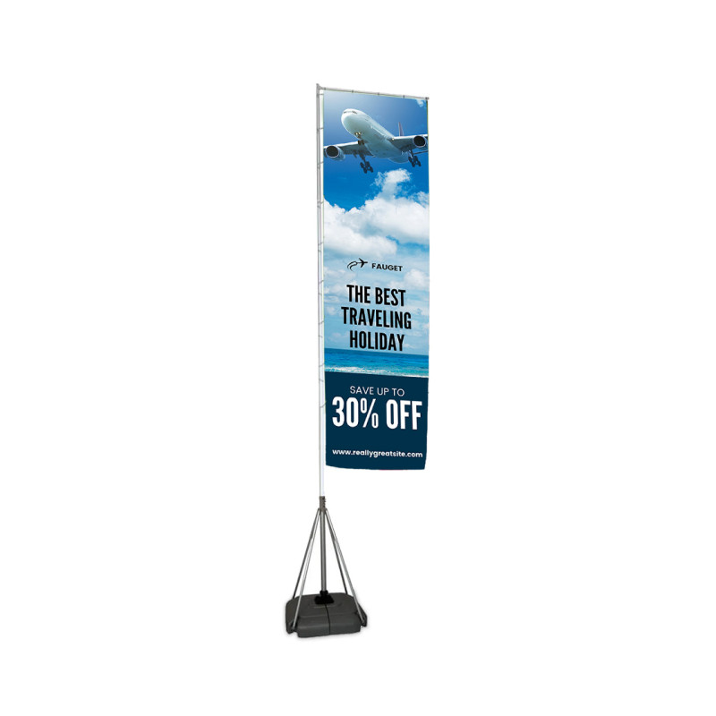 Giant Flag Pole Package (4.67' x 18.67')