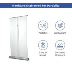 High Quality Retractable Banner Stand Package (36" x 78" )