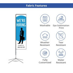 L Flags - Single Sided Package (32.5" x 167")