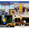 L Flags - Single Sided Package (32.5" x 167")