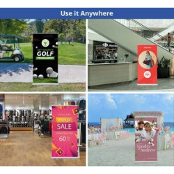 Economy Roll Up stands Package (33" x 81")