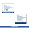 Triangle Flags Double Sided (1' x 1ft/Sqft)