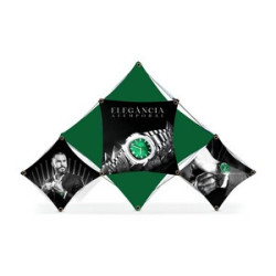 Triangular Middle Micro GeoMetrix Table Top, Single Sided Package (12.60" x 12.60")