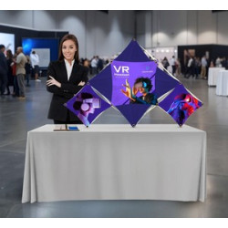 Triangular Middle Micro GeoMetrix Table Top, Single Sided Package (12.60" x 12.60")