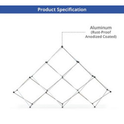 Triangular Middle Micro GeoMetrix Table Top, Single Sided Package (12.60" x 12.60")