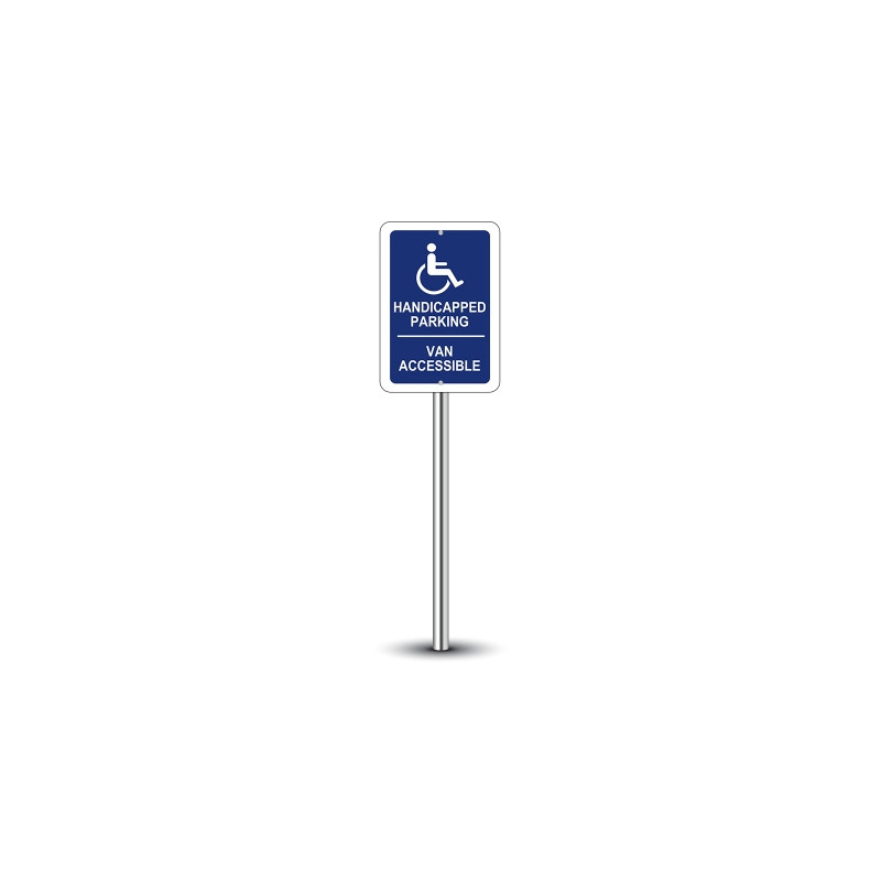 Reflective Handicap Parking Signs (1' x 1ft) SQFT
