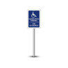 Reflective Handicap Parking Signs (1' x 1ft) SQFT