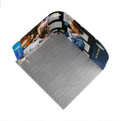 10' Magnetic Modular Fabric Displays - L Shape Sloped (Single Sided)