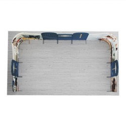 20' Magnetic Modular Fabric Displays U Shape Curved (Single Sided)