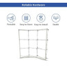 10' x 8' Fabric Pop Up Curved Display Package (With LED light)