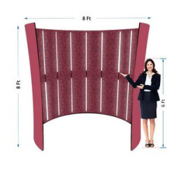 Oval Enclosure, Double Sided (8' x 8ft)