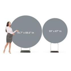 Round Shaped Backdrop Package (Diameter - 6.5ft)