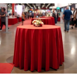 Round Table Throws, Fire Retardant Polyester Fabric (31.5" x 43")