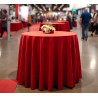 Round Table Throws, Fire Retardant Polyester Fabric (31.5" x 43")