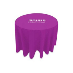 Round Table Throws, Fire Retardant Polyester Fabric (31.5" x 43")