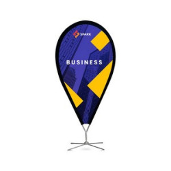 Pinpoint Flags Package with Square Base (43" x 86")