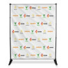 10' x 8' Step and Repeat Vinyl Backdrop (Single Sided)