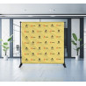 10' x 8' Step and Repeat Vinyl Backdrop (Single Sided)