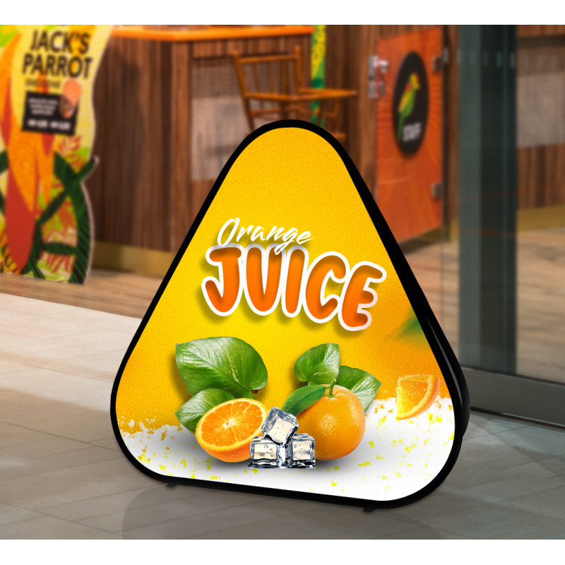 Triangle Pop Up Banner (4.76' x 4.84' )