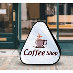 Triangle Pop Up Banner (4.76' x 4.84' )