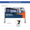Table Top Banner - Back Wall Display Package, Double Sided (8.04' x 5.41ft)