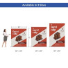 Silverstep 60" x 80" Retractable Banner Stand (Graphic only)