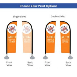 Desk Flags - Blade (Single Sided) (5.51" x 17.71")