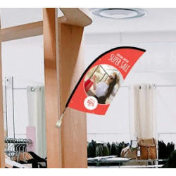 Clip Flags - Blade - Single Sided Package (11.22" x 26.57")