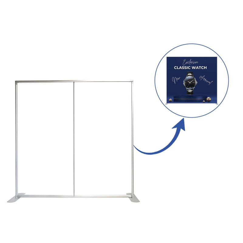 Pillow Case Backdrop Straight - Hardware only