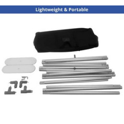 Pillow Case Backdrop Straight - Hardware only